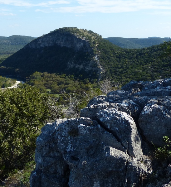 View of Old Baldy from trail